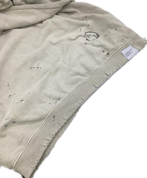 NEIGHBORHOOD（ネイバーフッド）NEIGHBORHOOD (ネイバーフッド) DAMAGE SWEATSHIRT（ダメージ スウェットシャツ） ベージュ サイズ:XLの古着・服飾アイテム