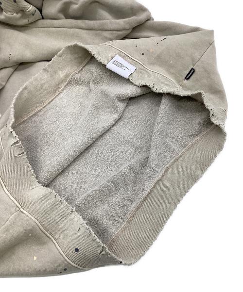 NEIGHBORHOOD（ネイバーフッド）NEIGHBORHOOD (ネイバーフッド) DAMAGE SWEATSHIRT（ダメージ スウェットシャツ） ベージュ サイズ:XLの古着・服飾アイテム