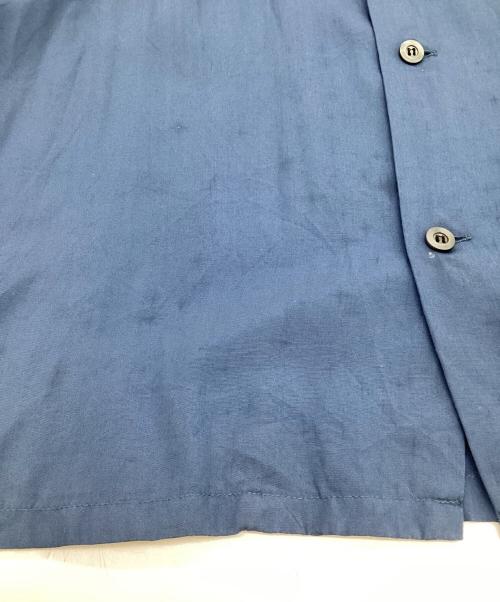 JohnUNDERCOVER（ジョンアンダーカバー）JohnUNDERCOVER (ジョンアンダーカバー) オープンカラーシャツ ブルー サイズ:3の古着・服飾アイテム