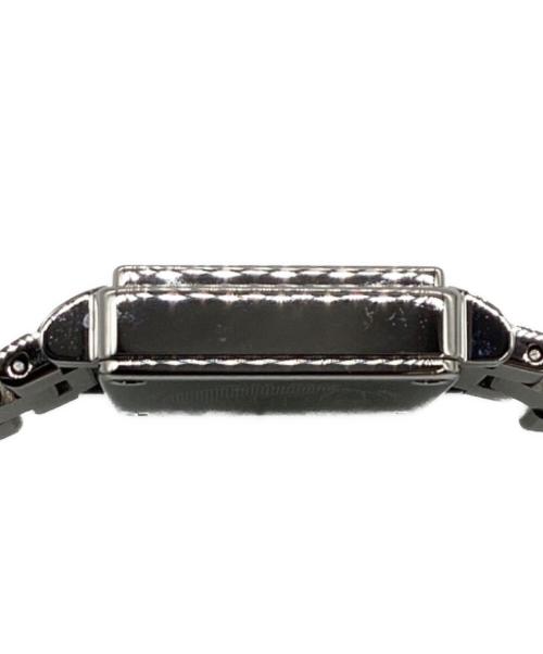 Salvatore Ferragamo（サルヴァトーレ フェラガモ）Salvatore Ferragamo (サルヴァトーレ フェラガモ) SQUARE (スクエア) 腕時計 ホワイトの古着・服飾アイテム