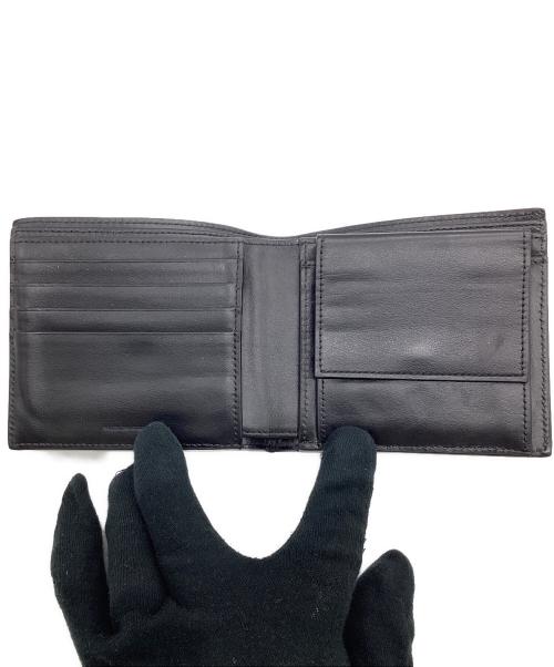 CELINE（セリーヌ）CELINE (セリーヌ) クロコダイル型押し 2つ折り財布 ブラックの古着・服飾アイテム