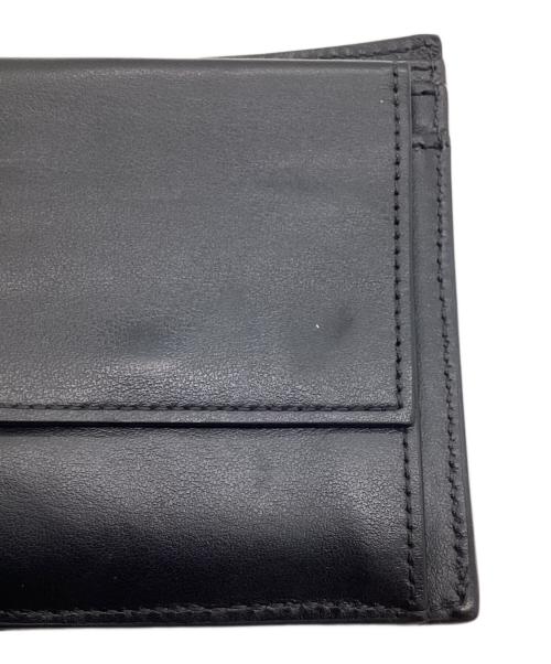 CELINE（セリーヌ）CELINE (セリーヌ) クロコダイル型押し 2つ折り財布 ブラックの古着・服飾アイテム