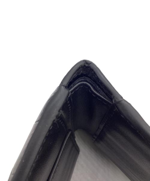 CELINE（セリーヌ）CELINE (セリーヌ) クロコダイル型押し 2つ折り財布 ブラックの古着・服飾アイテム