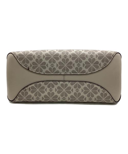 Kate Spade（ケイトスペード）Kate Spade (ケイトスペード) スペードフラワー2WAYバッグ グレーの古着・服飾アイテム