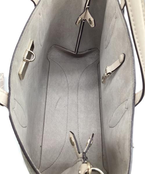 Kate Spade（ケイトスペード）Kate Spade (ケイトスペード) スペードフラワー2WAYバッグ グレーの古着・服飾アイテム