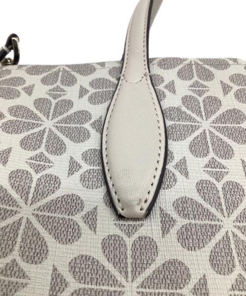 Kate Spade（ケイトスペード）Kate Spade (ケイトスペード) スペードフラワー2WAYバッグ グレーの古着・服飾アイテム