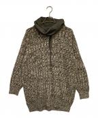 MaxMaraマックスマーラ）の古着「切り替えニット」｜グレー