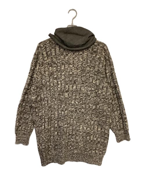 MaxMara（マックスマーラ）MaxMara (マックスマーラ) 切り替えニット グレー サイズ:Mの古着・服飾アイテム