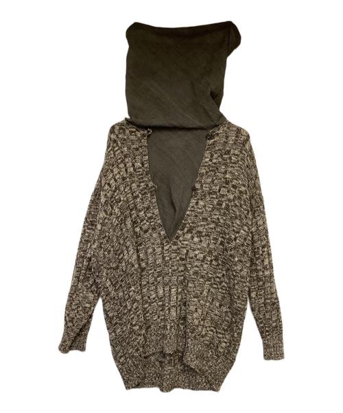 MaxMara（マックスマーラ）MaxMara (マックスマーラ) 切り替えニット グレー サイズ:Mの古着・服飾アイテム