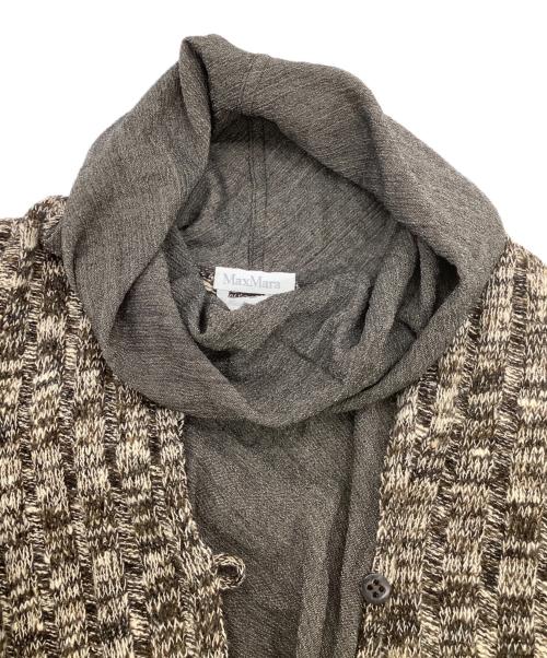 MaxMara（マックスマーラ）MaxMara (マックスマーラ) 切り替えニット グレー サイズ:Mの古着・服飾アイテム