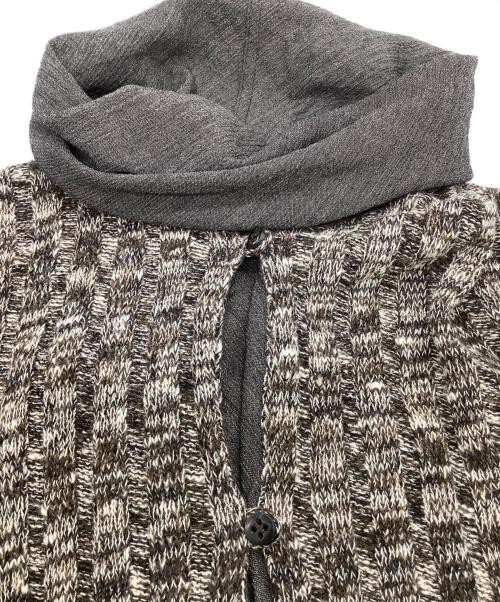 MaxMara（マックスマーラ）MaxMara (マックスマーラ) 切り替えニット グレー サイズ:Mの古着・服飾アイテム