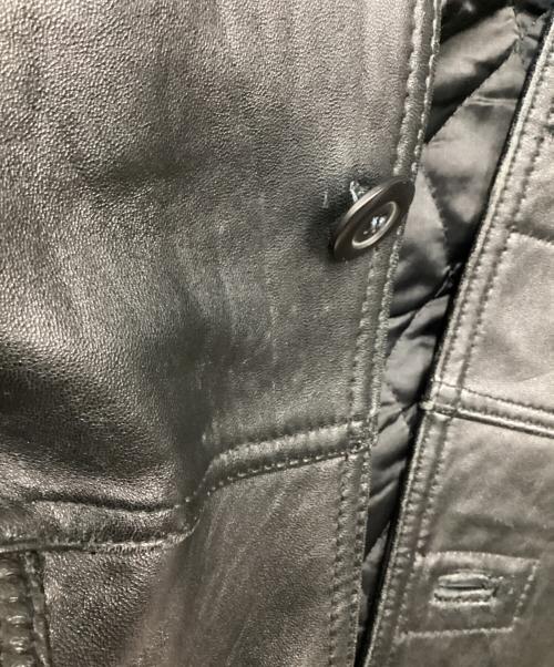 HARAJUKU MOTHER（ハラジュクマザー）HARAJUKU MOTHER (ハラジュクマザー) ラムレザージャケット ブラック サイズ:Lの古着・服飾アイテム