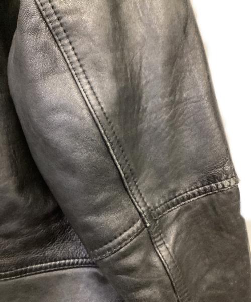 HARAJUKU MOTHER（ハラジュクマザー）HARAJUKU MOTHER (ハラジュクマザー) ラムレザージャケット ブラック サイズ:Lの古着・服飾アイテム