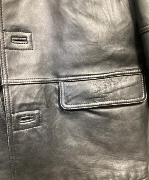 HARAJUKU MOTHER（ハラジュクマザー）HARAJUKU MOTHER (ハラジュクマザー) ラムレザージャケット ブラック サイズ:Lの古着・服飾アイテム