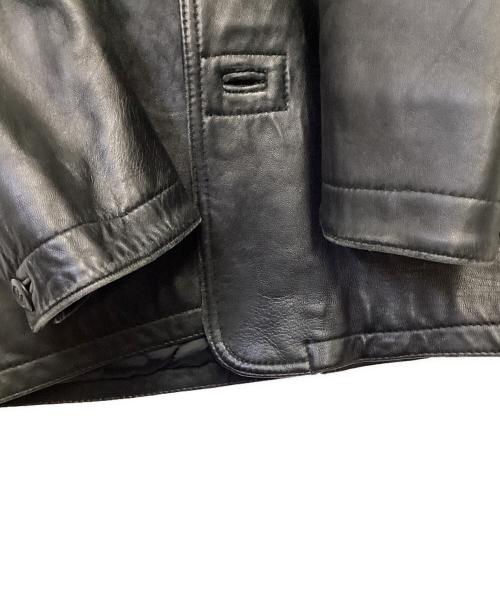 HARAJUKU MOTHER（ハラジュクマザー）HARAJUKU MOTHER (ハラジュクマザー) ラムレザージャケット ブラック サイズ:Lの古着・服飾アイテム