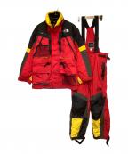 THE NORTH FACEザ ノース フェイス）の古着「スキーウェア セットアップ」｜レッド