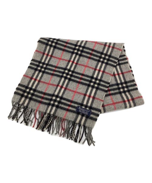 Burberry's（バーバリー）Burberry's (バーバリーズ) カシミヤマフラー グレーの古着・服飾アイテム