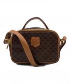 CELINEセリーヌ）の古着「マカダム ショルダーポーチ」｜ブラウン