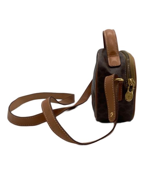 CELINE（セリーヌ）CELINE (セリーヌ) マカダム ショルダーポーチ ブラウンの古着・服飾アイテム