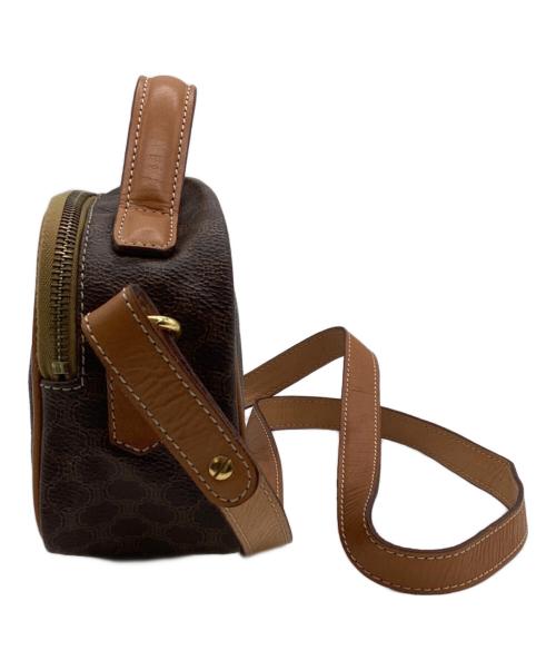 CELINE（セリーヌ）CELINE (セリーヌ) マカダム ショルダーポーチ ブラウンの古着・服飾アイテム