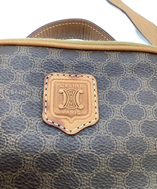 CELINE（セリーヌ）CELINE (セリーヌ) マカダム ショルダーポーチ ブラウンの古着・服飾アイテム
