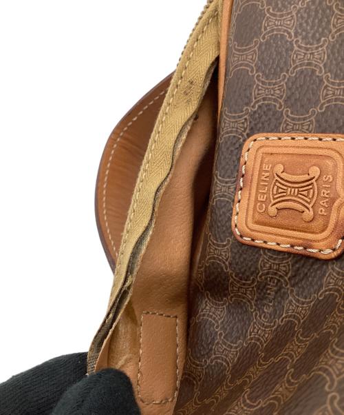 CELINE（セリーヌ）CELINE (セリーヌ) マカダム ショルダーポーチ ブラウンの古着・服飾アイテム