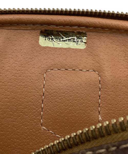 CELINE（セリーヌ）CELINE (セリーヌ) マカダム ショルダーポーチ ブラウンの古着・服飾アイテム