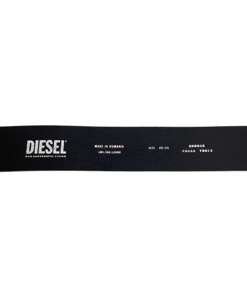 DIESEL（ディーゼル）DIESEL (ディーゼル) ロゴベルト ブラック サイズ:85/34の古着・服飾アイテム