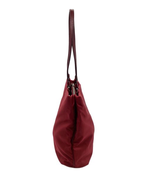 PRADA（プラダ）PRADA (プラダ) ナイロンハンドバッグ レッドの古着・服飾アイテム