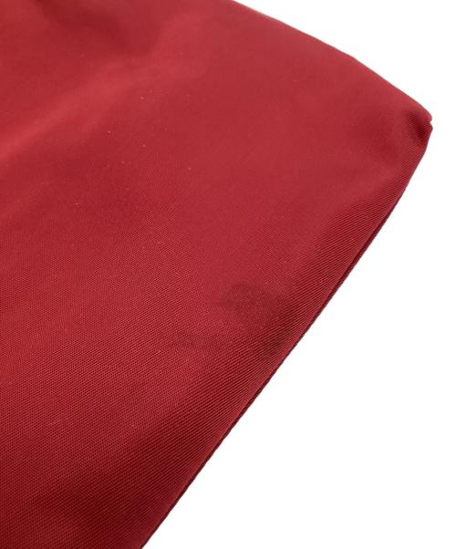 PRADA（プラダ）PRADA (プラダ) ナイロンハンドバッグ レッドの古着・服飾アイテム