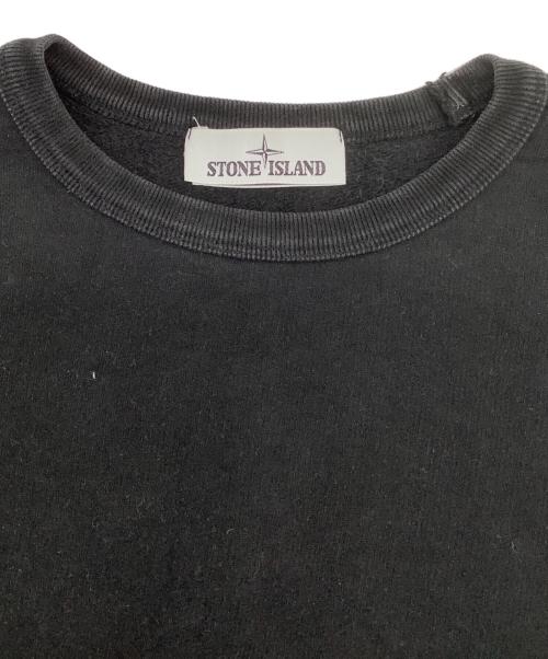 STONE ISLAND（ストーンアイランド）STONE ISLAND (ストーンアイランド) クルーネック スウェット ブラック サイズ:XLの古着・服飾アイテム