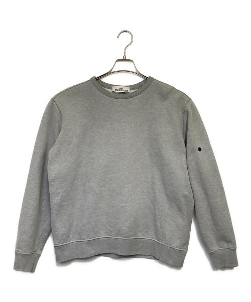 STONE ISLAND（ストーンアイランド）STONE ISLAND (ストーンアイランド) クルーネック スウェット グレー サイズ:XLの古着・服飾アイテム