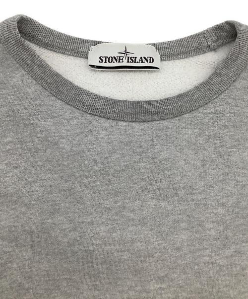 STONE ISLAND（ストーンアイランド）STONE ISLAND (ストーンアイランド) クルーネック スウェット グレー サイズ:XLの古着・服飾アイテム