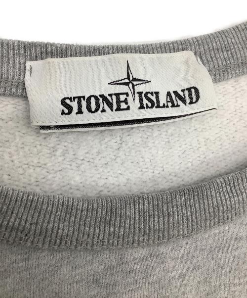 STONE ISLAND（ストーンアイランド）STONE ISLAND (ストーンアイランド) クルーネック スウェット グレー サイズ:XLの古着・服飾アイテム