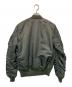 ALPHA (アルファ) フライトジャケット オリーブ サイズ:M：8000円