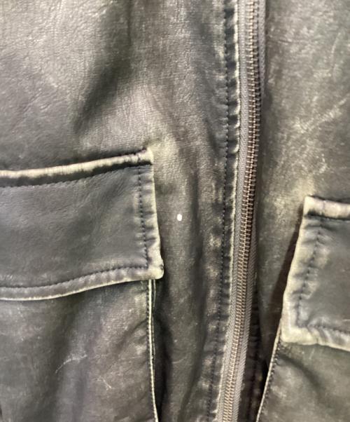 SLY（スライ）SLY (スライ) ヴィンテージフェイクレザーブルゾン ブラック サイズ:FREEの古着・服飾アイテム