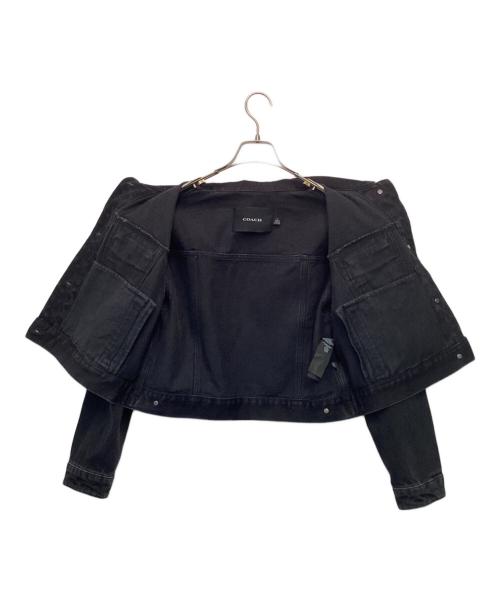 COACH（コーチ）COACH (コーチ) デニムジャケット ブラック サイズ:Mの古着・服飾アイテム