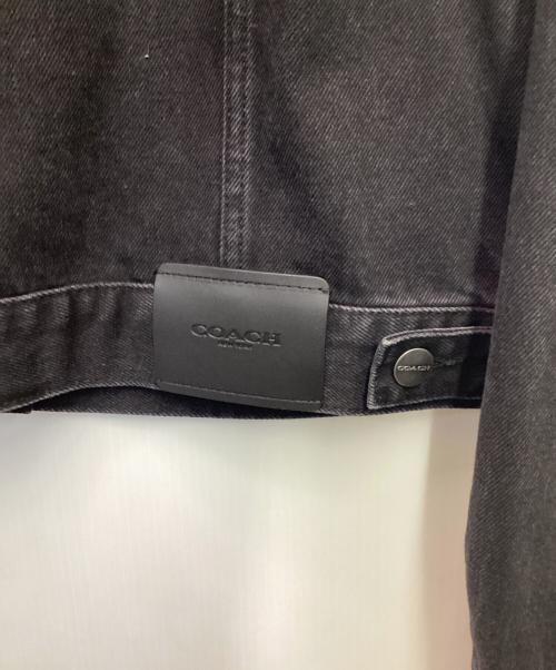 COACH（コーチ）COACH (コーチ) デニムジャケット ブラック サイズ:Mの古着・服飾アイテム