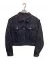 COACH（コーチ）の古着「デニムジャケット」｜ブラック