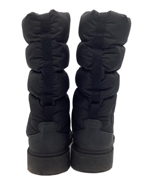 CHANEL（シャネル）CHANEL (シャネル) ココマークスノーブーツ ブラック サイズ:38の古着・服飾アイテム