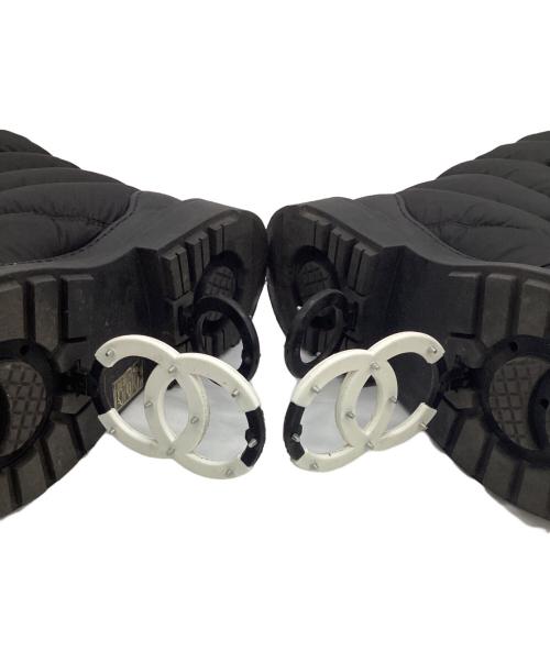 CHANEL（シャネル）CHANEL (シャネル) ココマークスノーブーツ ブラック サイズ:38の古着・服飾アイテム