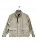 JOURNAL STANDARDジャーナルスタンダード）の古着「LASKA AERO（ラスカエアロ）ショートスタンド マウンテンパーカー」｜ベージュ