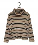 BURBERRY LONDONバーバリーロンドン）の古着「タートルネックニット」｜ブラウン