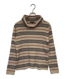 BURBERRY LONDON（バーバリーロンドン）の古着「タートルネックニット」｜ブラウン