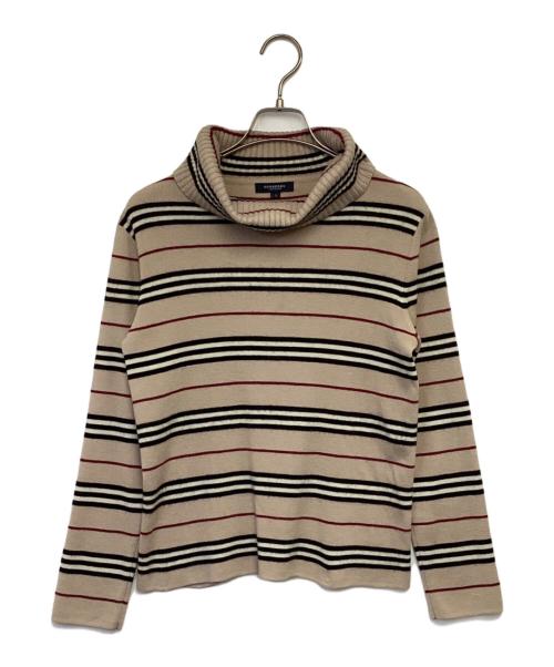 BURBERRY LONDON（バーバリーロンドン）BURBERRY LONDON (バーバリーロンドン) タートルネックニット ブラウン サイズ:2の古着・服飾アイテム