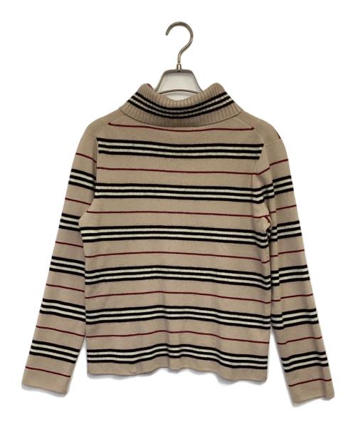 BURBERRY LONDON（バーバリーロンドン）BURBERRY LONDON (バーバリーロンドン) タートルネックニット ブラウン サイズ:2の古着・服飾アイテム