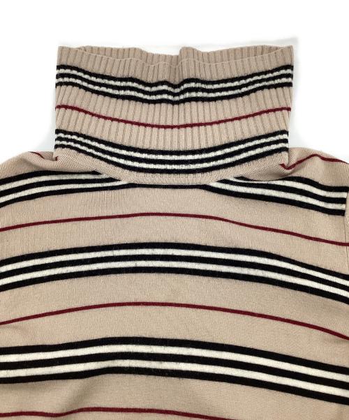 BURBERRY LONDON（バーバリーロンドン）BURBERRY LONDON (バーバリーロンドン) タートルネックニット ブラウン サイズ:2の古着・服飾アイテム