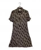 BURBERRY LONDONバーバリーロンドン）の古着「シルクジャージワンピース」｜グレー