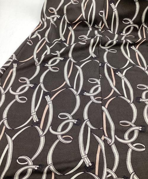 BURBERRY LONDON（バーバリーロンドン）BURBERRY LONDON (バーバリーロンドン) シルクジャージワンピース グレー サイズ:46の古着・服飾アイテム