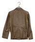 BALMAIN (バルマン) ラムレザージャケット ブラウン サイズ:11：7000円